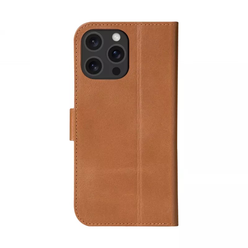 Folio Case dbramante1928 iPhone 16 ProMax Tan 3 vakken voor kaarten