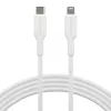 USB-C naar Lightning kabel 2 m, d bramante re-charge (USB 2.0, wit)