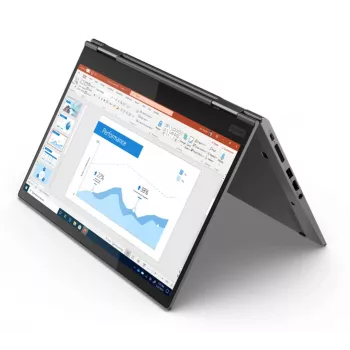 T1A Lenovo ThinkPad X1 Yoga Gen 5 Refurbished Intel® Core™ i5 i5-10310U ultraportable 35.6 cm (14 inch) touchscreen Full HD 16 GB LPDDR3-SDRAM 512 GB SSD Wi-Fi 6 (802.11ax) Windows 11 Pro grijs