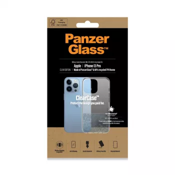PanzerGlass ® ClearCase iPhone 13 Pro, hoesje, Apple, Apple - iPhone 13 Pro, transparant