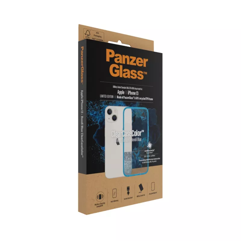 ClearCaseColor hoes PanzerGlass Apple iPhone 13 Bondie Blue