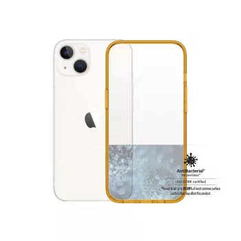 PanzerGlass ® ClearCaseColor™ iPhone 13 - Tangerine. Type hoes: hoes, Merkcompatibiliteit: Apple, Compatibiliteit: Apple - iPhone 13, Productkleur: oranje