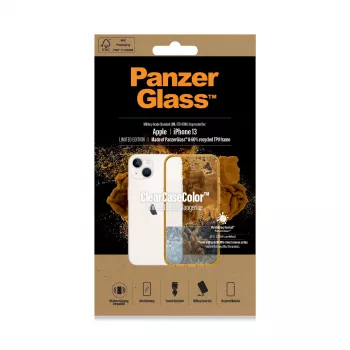 PanzerGlass ® ClearCaseColor™ iPhone 13 - Tangerine. Type hoes: hoes, Merkcompatibiliteit: Apple, Compatibiliteit: Apple - iPhone 13, Productkleur: oranje