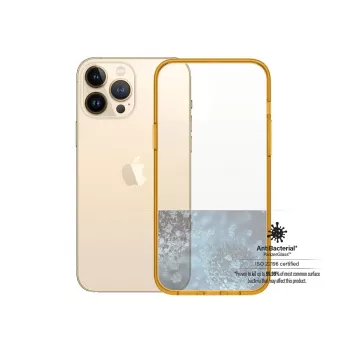 Beschermhoes ClearCaseColor PanzerGlass voor iPhone 13 Pro Max 6,7 inch – PET en gehard glas, oranje
