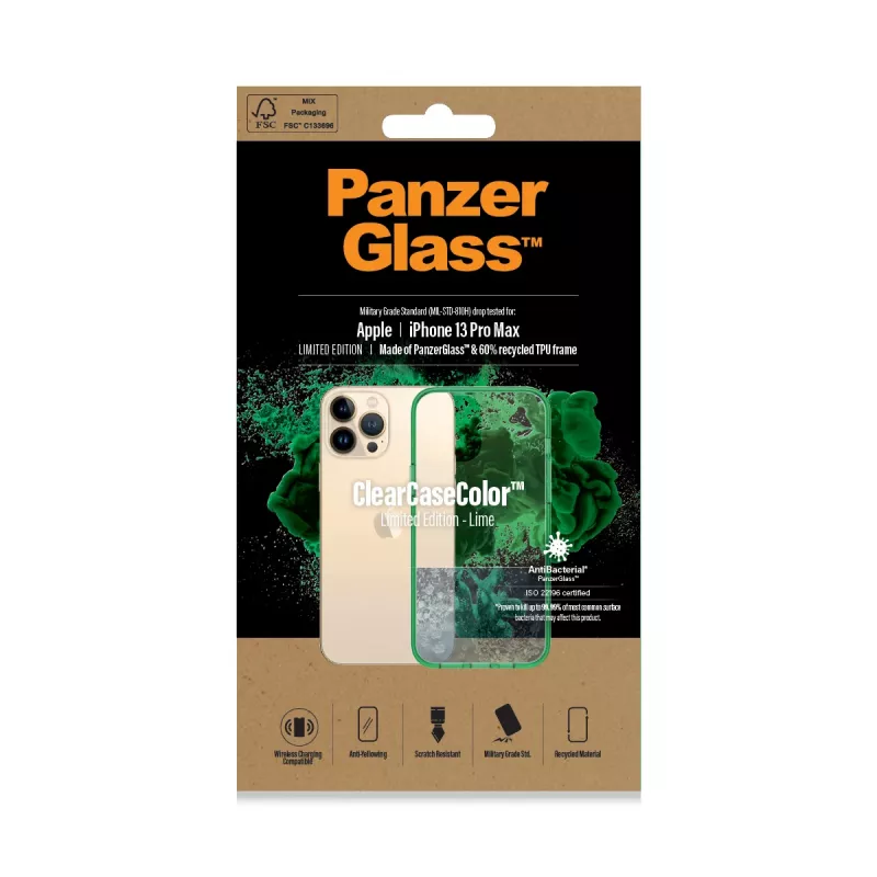 PanzerGlass ® ClearCaseColor™ iPhone 13 Pro Max - limoen
