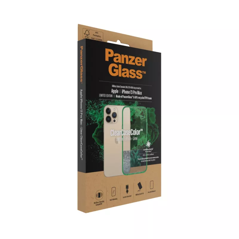PanzerGlass ® ClearCaseColor™ iPhone 13 Pro Max - limoen