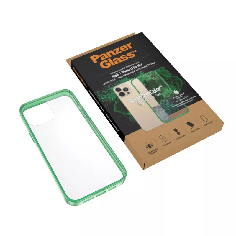 PanzerGlass ® ClearCaseColor™ iPhone 13 Pro Max - limoen
