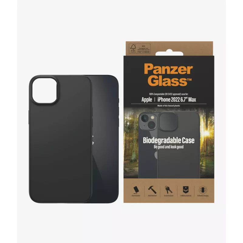 PanzerGlass biologisch afbreekbare telefoonhoes 17 cm (6,7 inch)