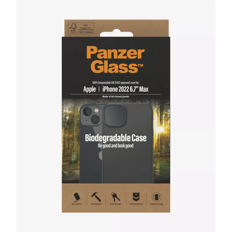 PanzerGlass biologisch afbreekbare telefoonhoes 17 cm (6,7 inch)