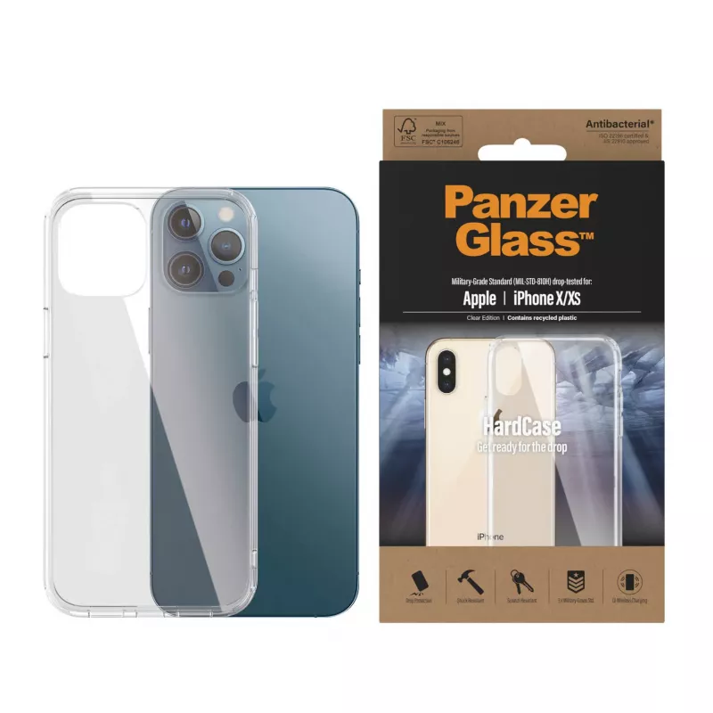 PanzerGlass ® HardCase transparant iPhone 12 Pro Max, hoes, Apple, Apple - iPhone 12 Pro Max, transparant
