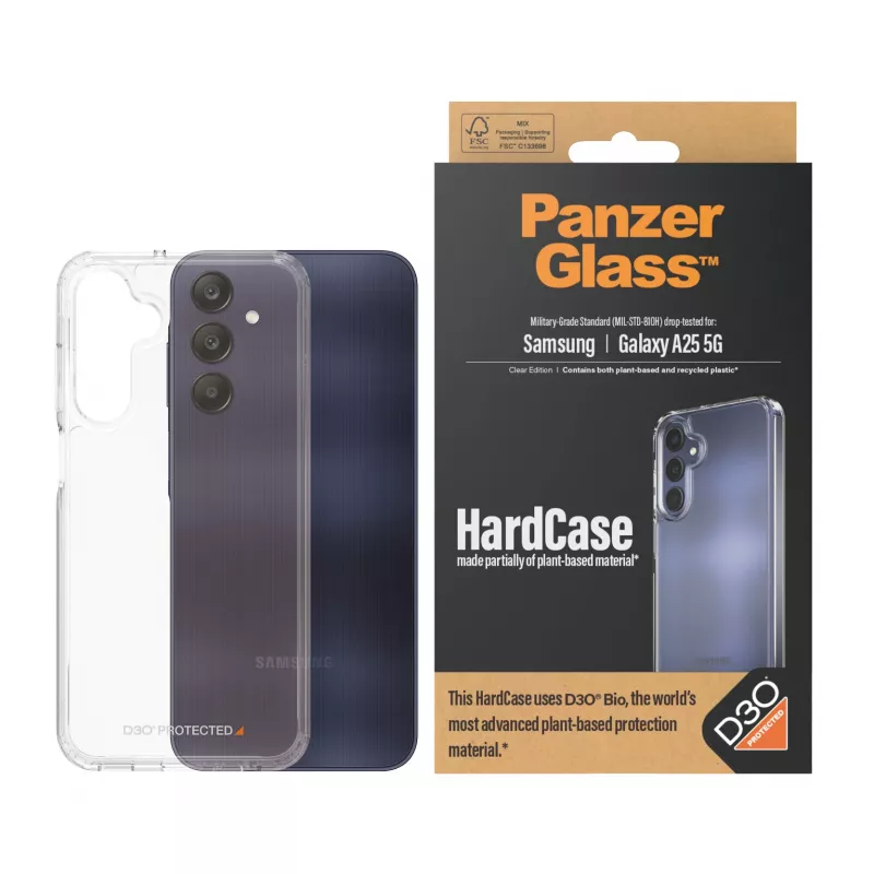 PanzerGlass® HardCase transparant met D3O® Samsung Galaxy A25 5G