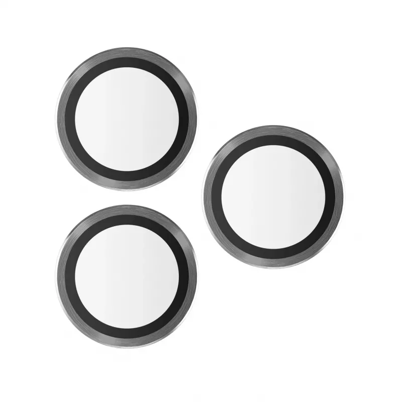 PanzerGlass Hoops cameralensbescherming voor iPhone 13 Pro 13 Pro Max zwart krasvast