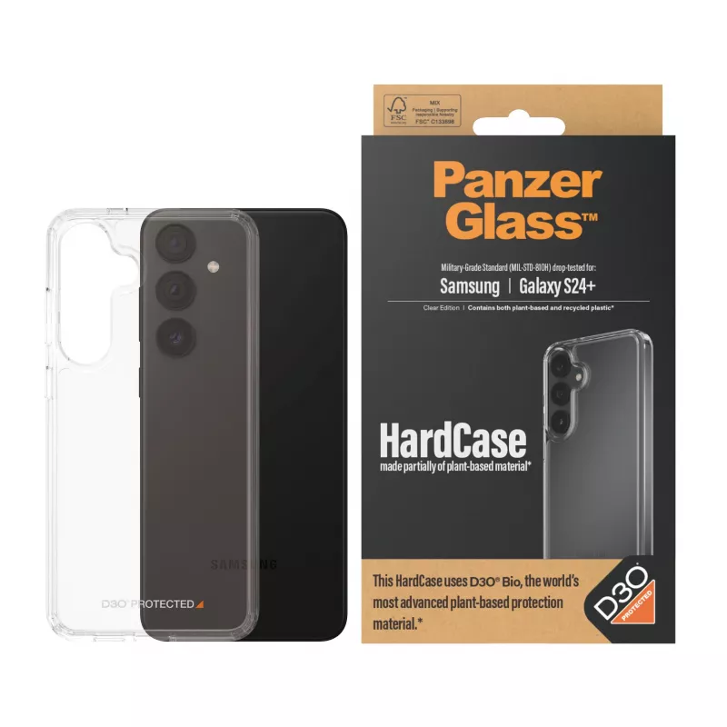 PanzerGlass ® HardCase transparant met D3O® Samsung Galaxy S24+
