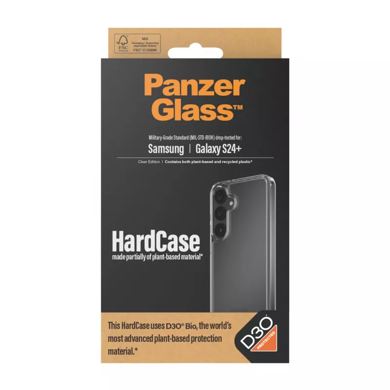 PanzerGlass ® HardCase transparant met D3O® Samsung Galaxy S24+