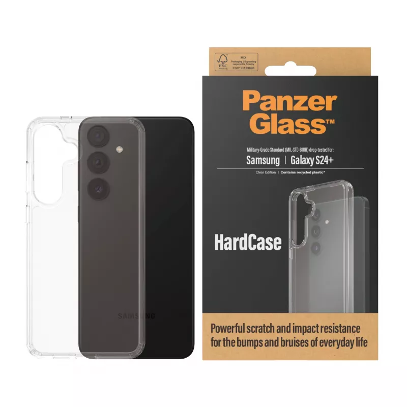 PanzerGlass ® HardCase transparant Samsung Galaxy S24+, hoes, Samsung, Samsung - Galaxy S24 Plus, transparant