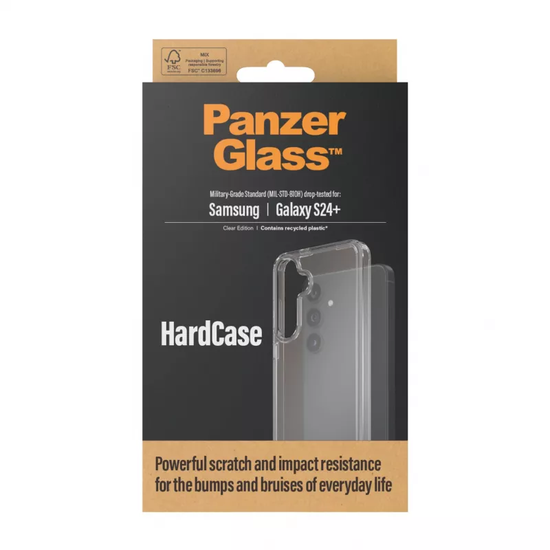 PanzerGlass ® HardCase transparant Samsung Galaxy S24+, hoes, Samsung, Samsung - Galaxy S24 Plus, transparant