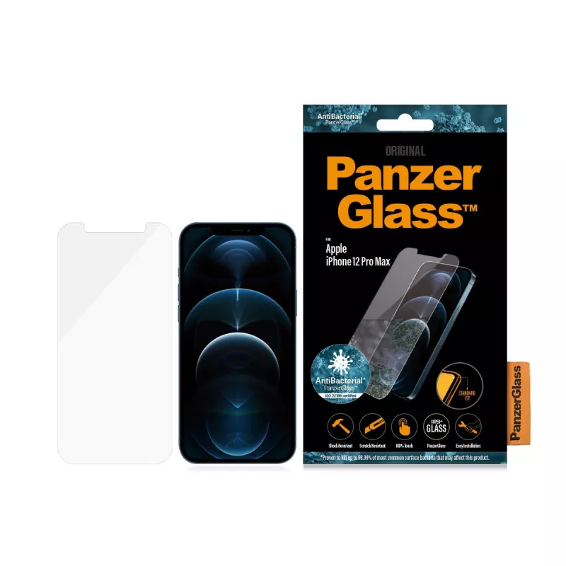 Beeldschermbeschermfolie PanzerGlass Apple iPhone 12 Pro Max Standard Fit