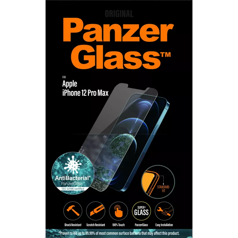 Beeldschermbeschermfolie PanzerGlass Apple iPhone 12 Pro Max Standard Fit