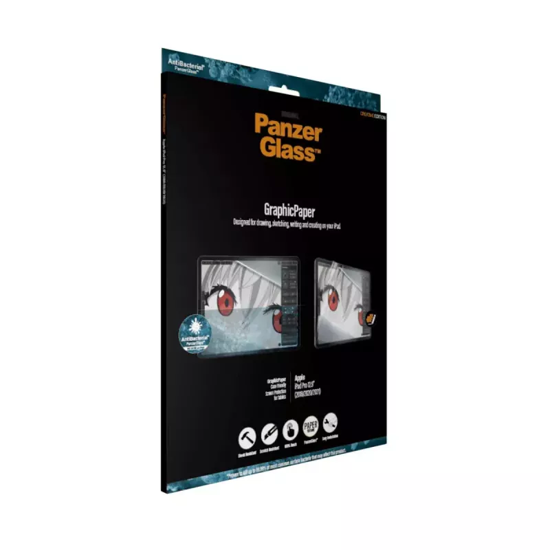PanzerGlass ® GraphicPaper® beeldschermbeschermfolie iPad Pro 12,9'' (2018–2022) | ultrabrede pasvorm