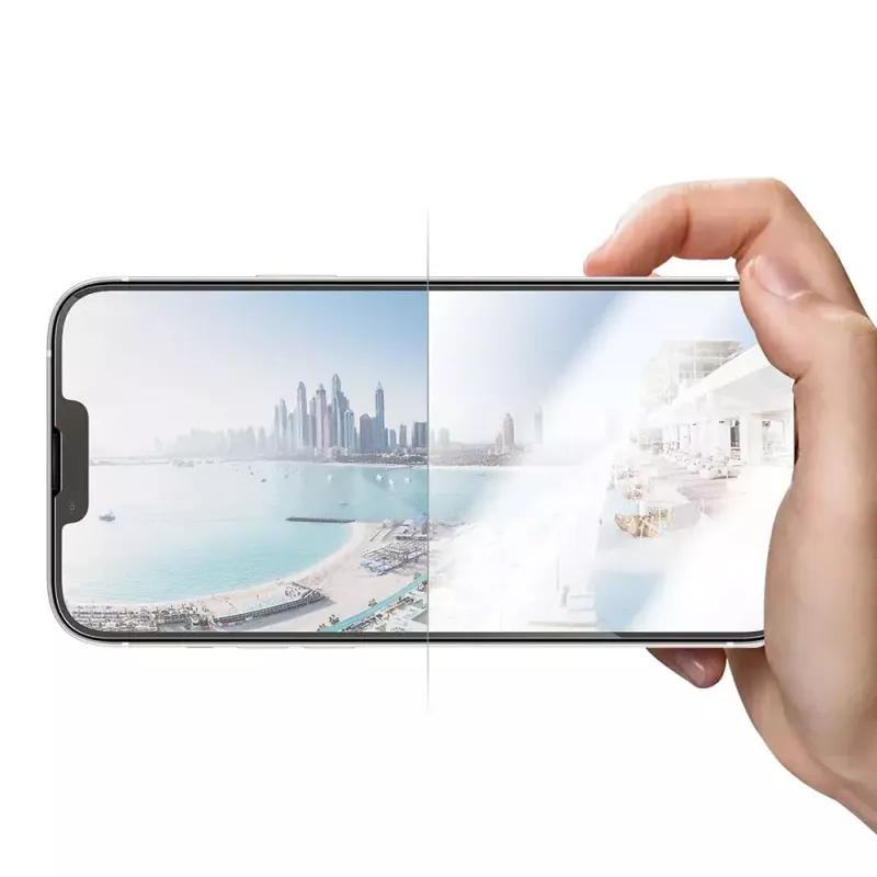 PanzerGlass ® antireflecterende beeldschermbescherming iPhone 14 Plus | 13 Pro Max | Ultra-Wide Fit met EasyAligner