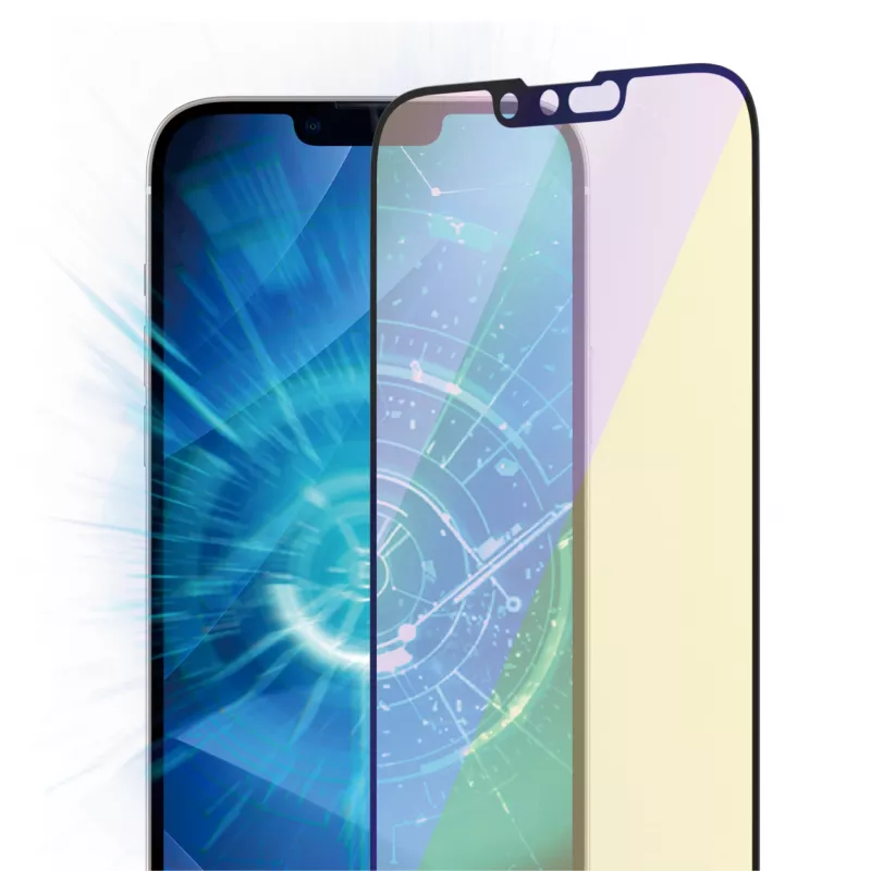 PanzerGlass ® anti-blauwlicht beeldschermbescherming iPhone 14 Plus | 13 Pro Max | Ultra-Wide Fit met EasyAligner