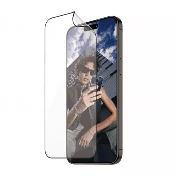 PanzerGlass ® ECO MATRIX beeldschermbeschermfolie met D3O® iPhone 15 Pro Max | Ultra-Wide Fit met AlignerKit