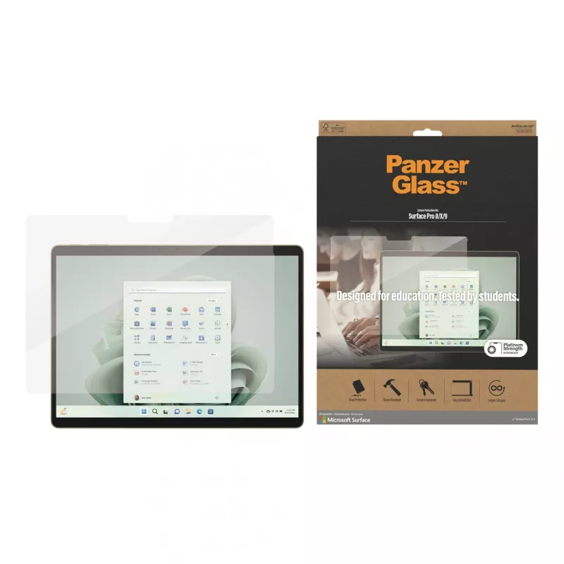 PanzerGlass 6262 tablet-schermbeschermfolie heldere schermbeschermfolie Microsoft 1 stuk