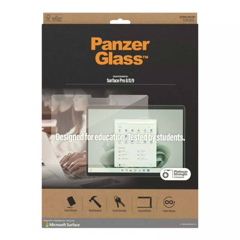 PanzerGlass 6262 tablet-schermbeschermfolie heldere schermbeschermfolie Microsoft 1 stuk