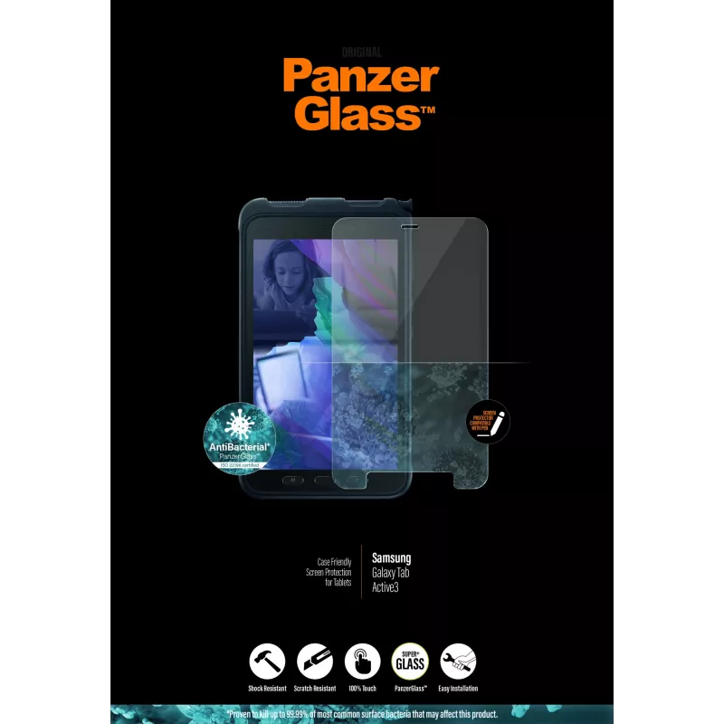 PanzerGlass displaybeschermglas voor Samsung Galaxy Tab Active 3
