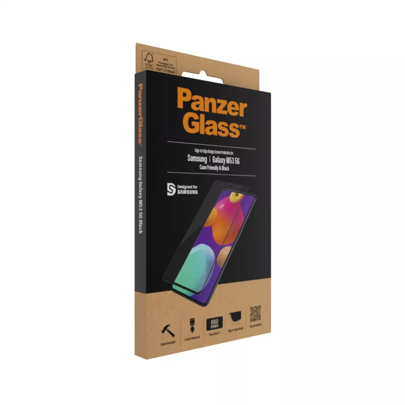 PanzerGlass® displaybescherming Samsung Galaxy M53 5G | M54 5G | Ultra-Wide Fit