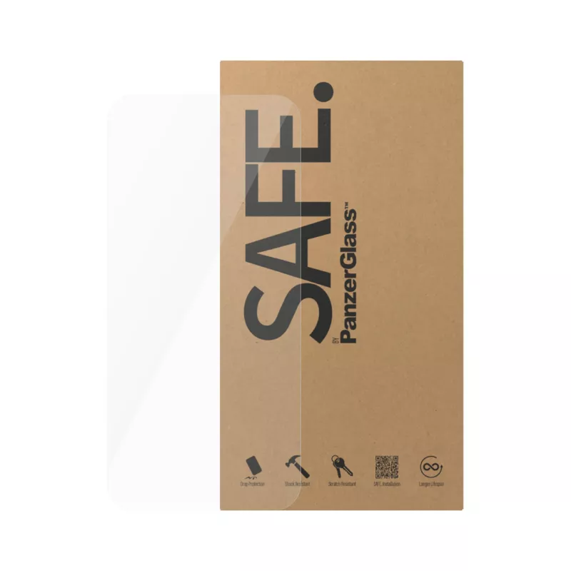 PanzerGlass SAFE. by ® displaybeschermfolie iPhone 15 Pro | Ultra-Wide Fit | BULK