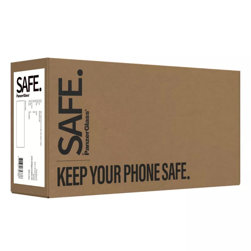 PanzerGlass SAFE. by ® displaybescherming iPhone 15 Pro Max | Ultra-Wide Fit | Bulk