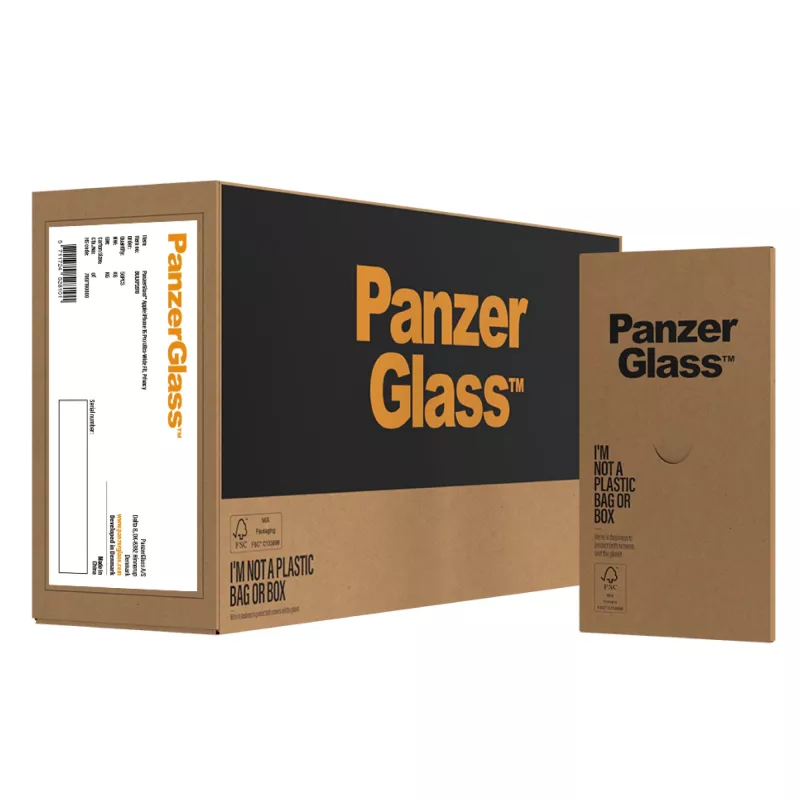 PanzerGlass® privacy-displaybeschermfolie iPhone 15 Pro | Ultra-Wide Fit met EasyAligner | Bulk