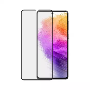 Schermbescherming PanzerGlass SAFE voor Samsung Galaxy A73 5G — gehard glas, kras- en stootvast, droge applicatie, transparant
