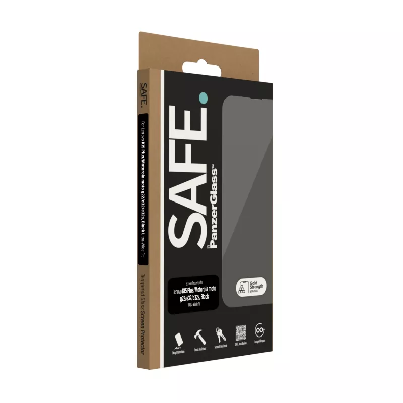 PanzerGlass SAFE. by ® displaybeschermfolie Lenovo K15 Plus | Motorola moto g22 | e32 | e32s