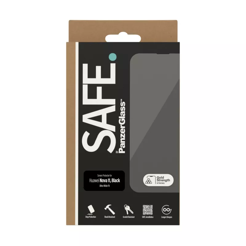 PanzerGlass SAFE. by ® Displayscherm HUAWEI Nova 11 | Ultra-Wide Fit