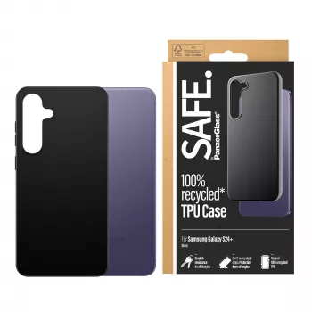 PanzerGlass SAFE. by ® TPU-hoesje Samsung Galaxy S24+ | Zwart, hoesje, Samsung, Samsung - Galaxy S24 Plus, Zwart