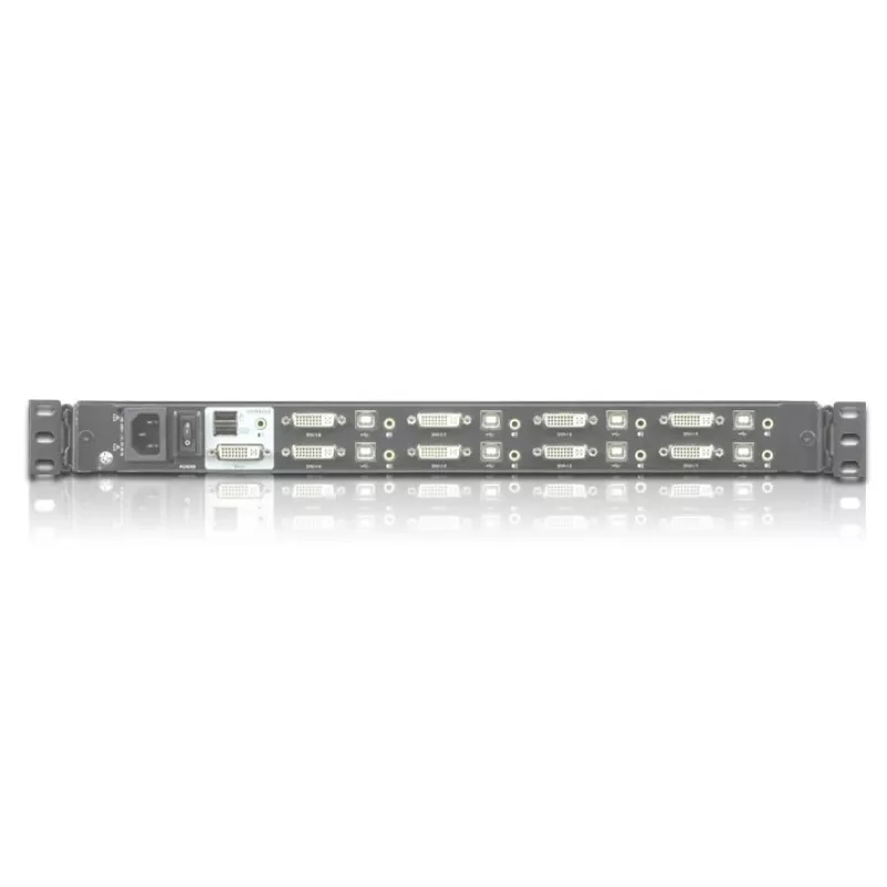 ATEN CL6708MW KVM-switch rackmontage Zwart