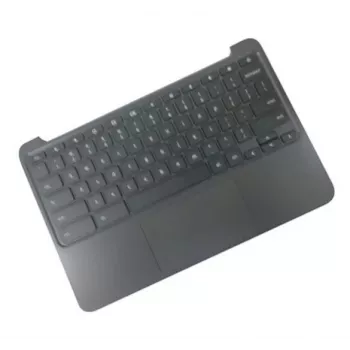 Laptop-behuizing basis met nordische toetsenbord HP 917442-DH1 voor HP Chromebook 11 G5, zwart
