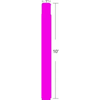 Zebra 10012712-5 printeretiket roze zelfklevend printeretiket