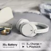 Sony WH-CH720 headset bedraad & draadloos hoofdband gesprekken/muziek USB Type-C Bluetooth wit