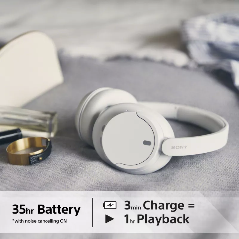 Sony WH-CH720 headset bedraad & draadloos hoofdband gesprekken/muziek USB Type-C Bluetooth wit