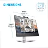 HP E24m G4 computermonitor 60,5 cm (23,8 inch) 1920 x 1080 pixel Full HD zwart, zilver