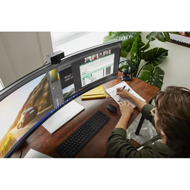 Monitor HP E45c G5 44,5 inch Dual QHD lcd 5120 x 1440
