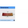 Monitor HP E45c G5 45 inch curved display LCD DQHD-resolutie
