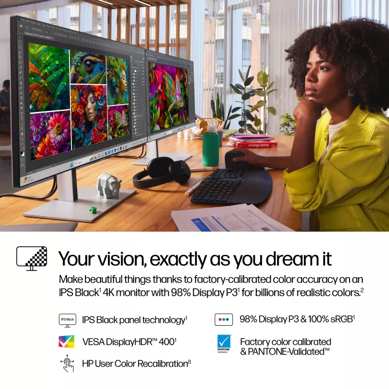 HP Series 7 Pro 27 inch 4K Thunderbolt 4 monitor – 727pk