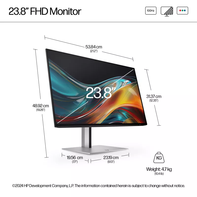Monitor HP Series 7 Pro 23,8 inch FHD LCD 1920x1080
