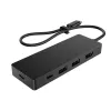 USB-C Travel Hub G3 — HP, USB 3.2 Gen 2 Type-C-host, HDMI, USB-A, PD tot 65 W, 116×41,9×14,5 mm