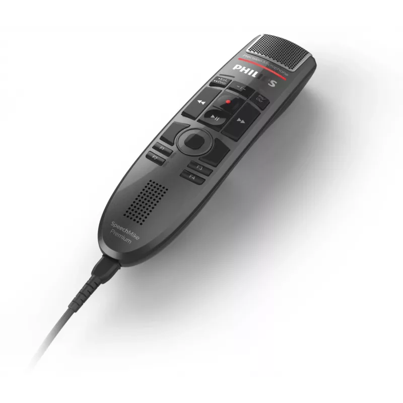 Microfoon Philips SpeechMike Premium Touch zwart unidirectioneel USB bekabeld -37 dB