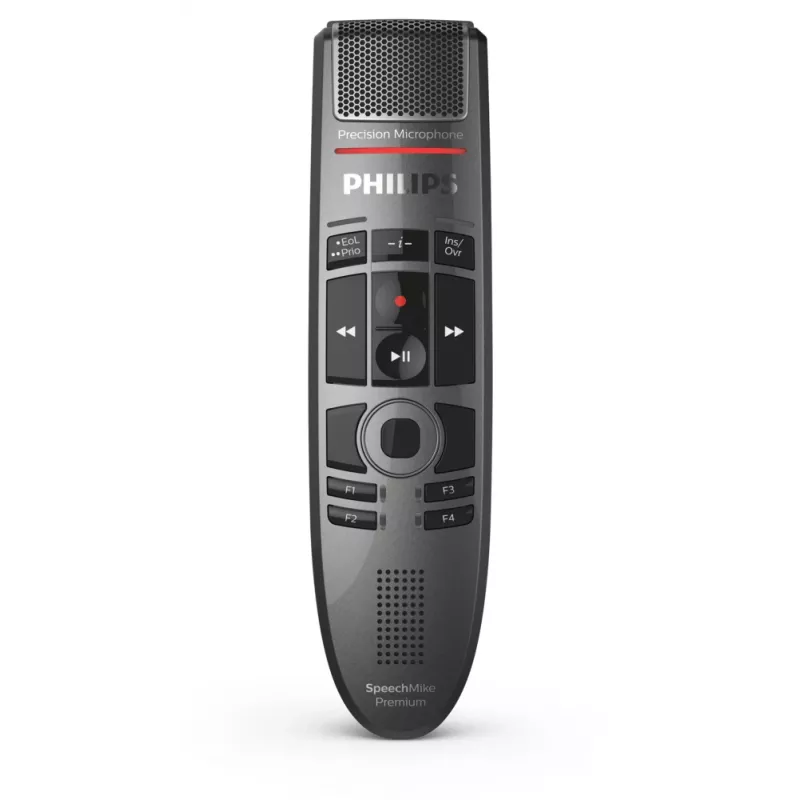 Microfoon Philips SpeechMike Premium Touch zwart unidirectioneel USB bekabeld -37 dB